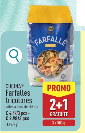 Offre: Farfalles tricolores