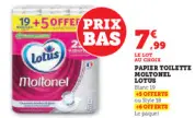 Aanbieding: PAPIER TOILETTE MOLTONEL