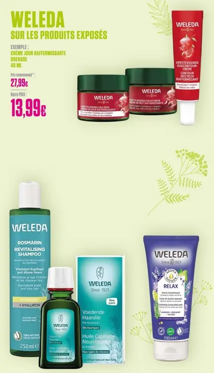 Offre: Crème jour raffermissante grenade