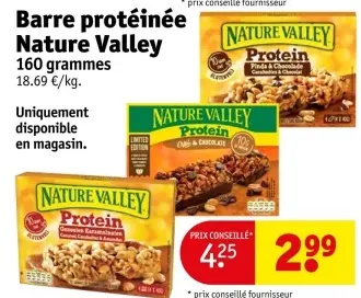 Offre: Barre protéinée