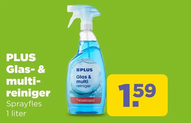 Aanbieding: PLUS Glas- & multireiniger