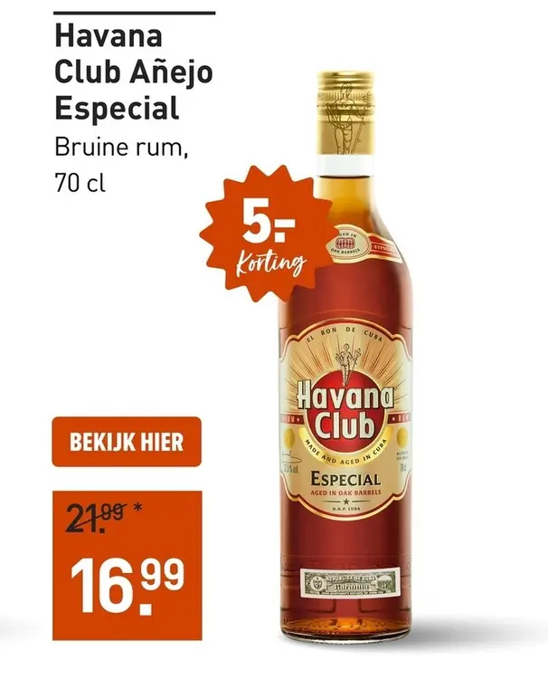 Aanbieding: Havana Club Añejo Especial