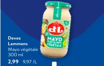 Offre: Mayo végétale