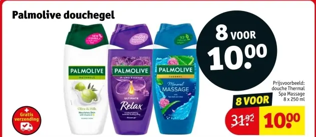 Aanbieding: Palmolive douchegel