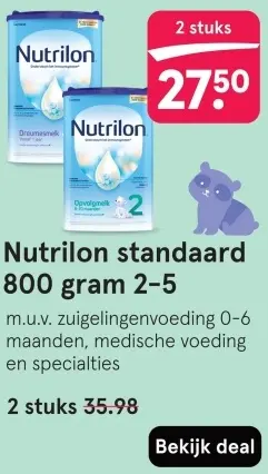 Aanbieding: Nutrilon standaard 800 gram 2-5