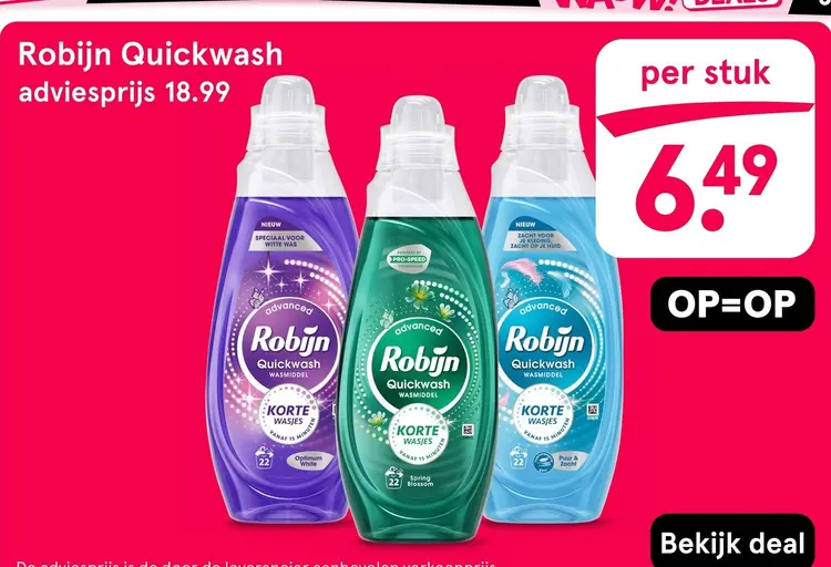 Aanbieding: Quickwash