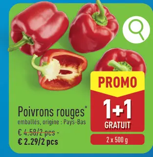 Offre: Poivrons rouges