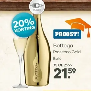 Aanbieding: Bottega Prosecco Gold