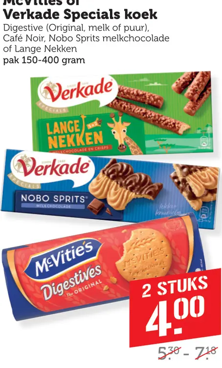 Aanbieding: Verkade Specials koek