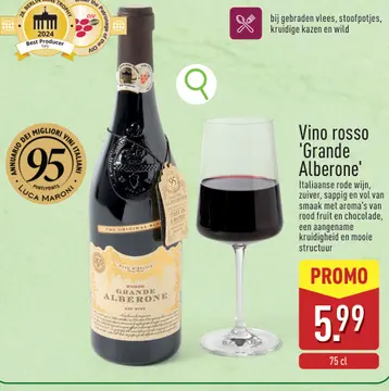 Aanbieding: Vino rosso 'Grande Alberone'