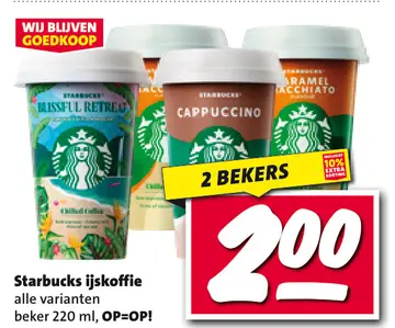 Aanbieding: Starbucks ijskoffie
