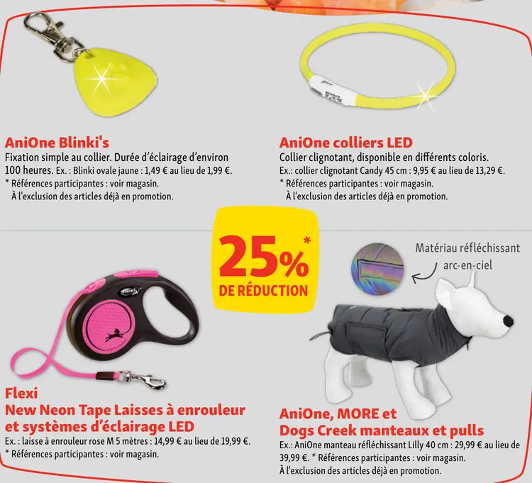 Offre: AniOne, MORE et Dogs Creek manteaux et pulls