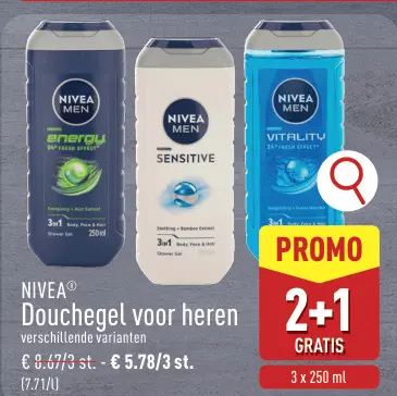 Promotie: Douchegel voor heren