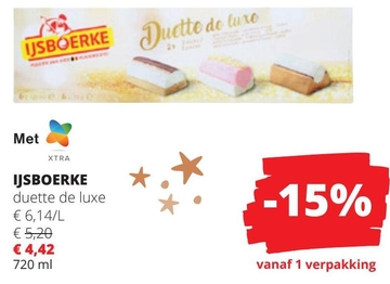 Aanbieding: IJSBOERKE duette de luxe