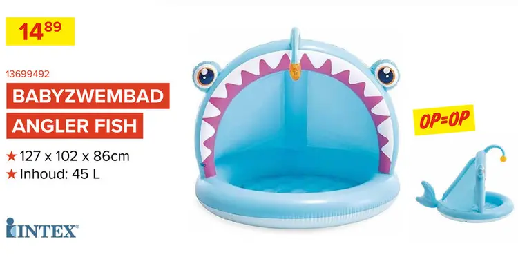 Promotie: Babyzwembad Mushroom 102x89 cm