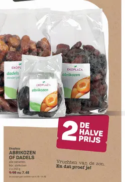 Aanbieding: Abrikozen of dadels