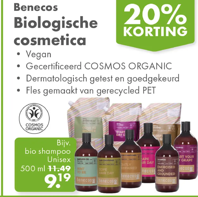 Aanbieding: Benecos Biologische cosmetica