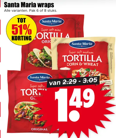 Aanbieding: wraps