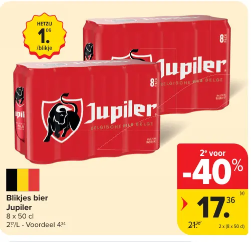 Promotie: Blikjes bier