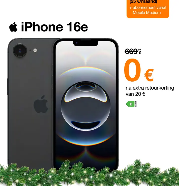 Promotie: iPhone 16e