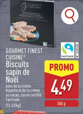 Offre: Biscuits sapin de Noël