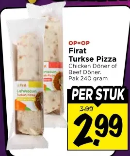 Aanbieding: Turkse Pizza
