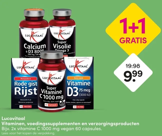 Aanbieding: Vitaminen, voedingssupplementen en verzorging