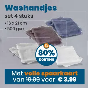 Aanbieding: Washandjes