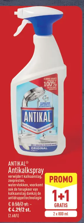 Promotie: Antikalkspray