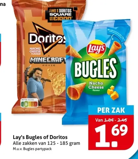Aanbieding: Bugles or Doritos