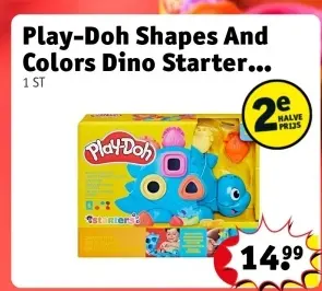 Aanbieding: Play-Doh Shapes And Colors Dino Starter