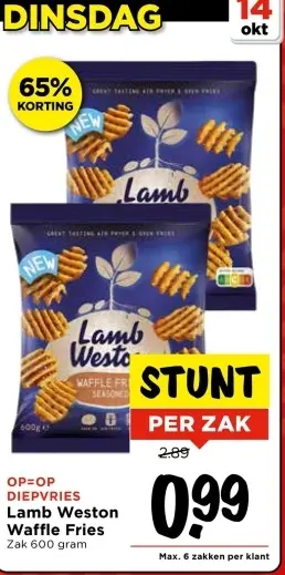 Aanbieding: Waffle Fries