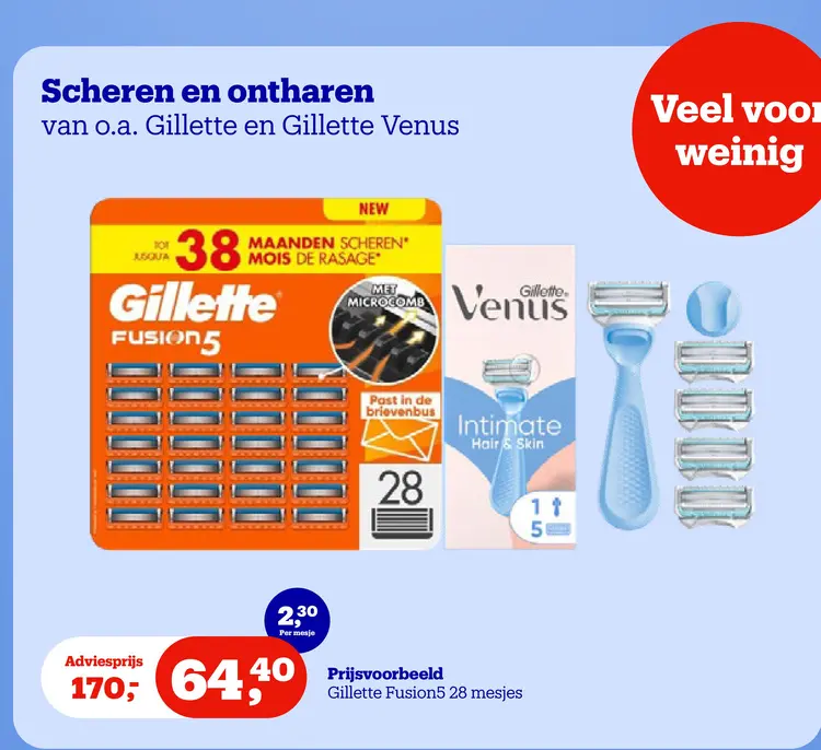 Promotie: Scheren en ontharen