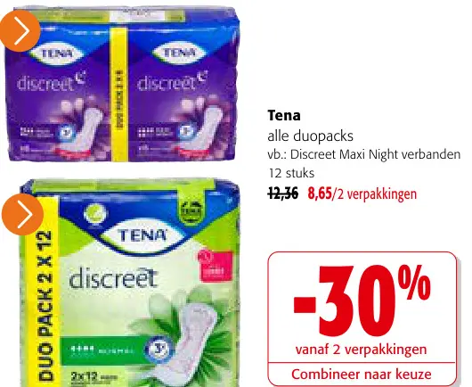 Promotie: Tena