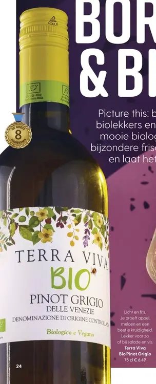Aanbieding: Bio Pinot Grigio