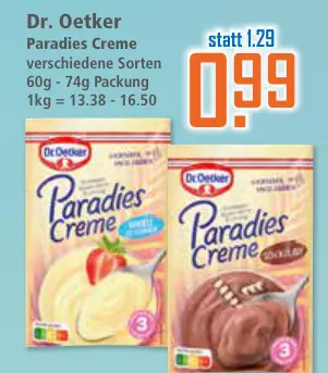 Aanbieding: Paradies Creme