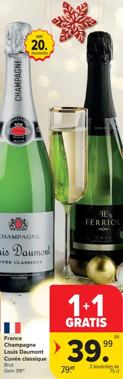 Offre: Champagne Louis Daumont Cuvée classique Brut