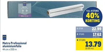 Aanbieding: Metro Professional aluminiumfolie
