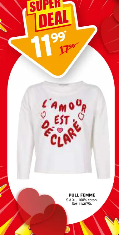 Offre: Pull femme