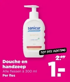 Aanbieding: Douche en handzeep