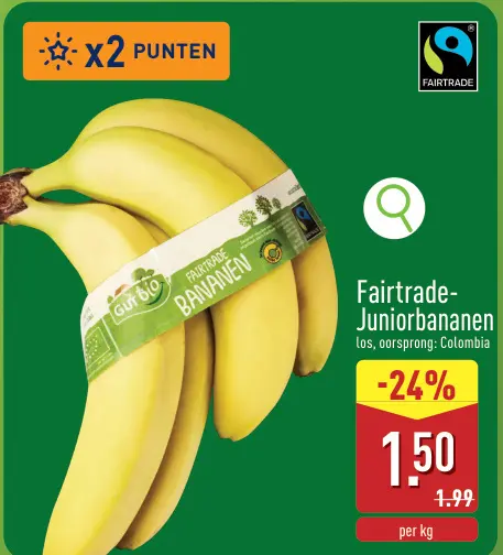 Promotie: Fairtrade-Juniorbananen