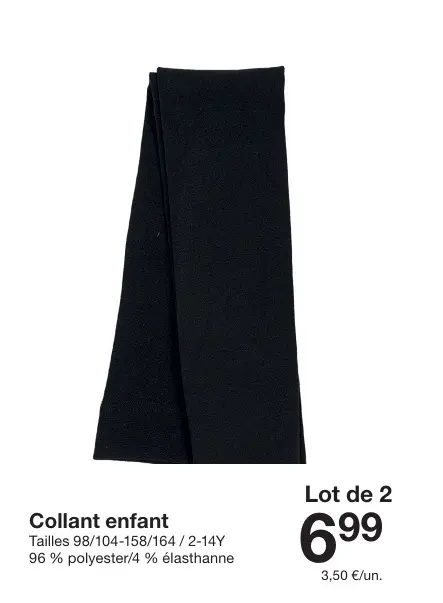 Offre: Collant enfant