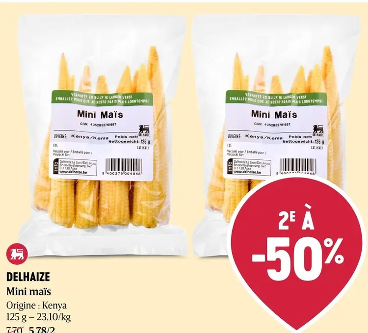 Offre: Delhaize Mini maïs