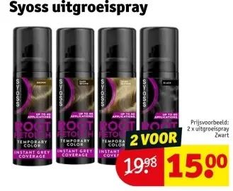 Promotie: Syoss uitgroeispray