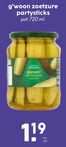 Aanbieding: Zoetzure partysticks