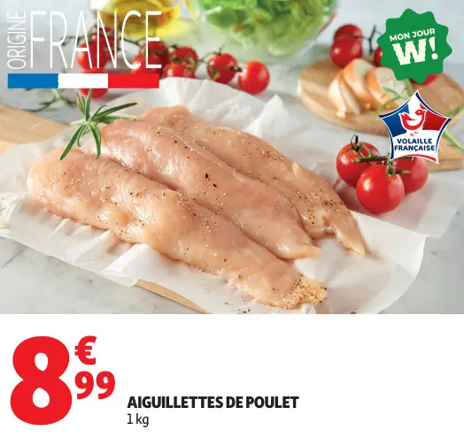Offre: Aiguillettes de poulet