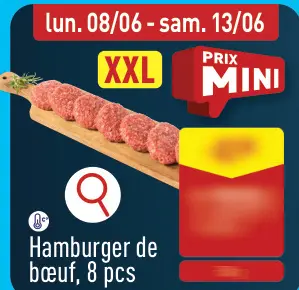 Offre: Hamburger de boeuf