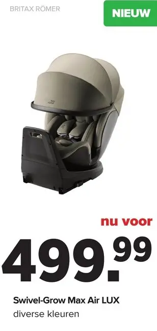 Promotie: Britax Römer Swivel-Grow Max Air LUX