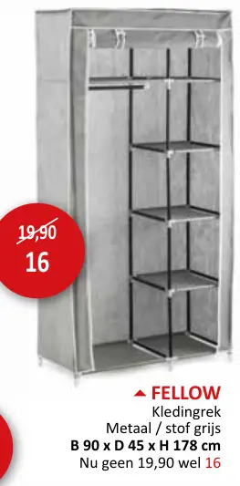 Promotie: Kledingrek