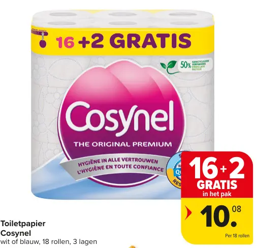 Promotie: Toiletpapier